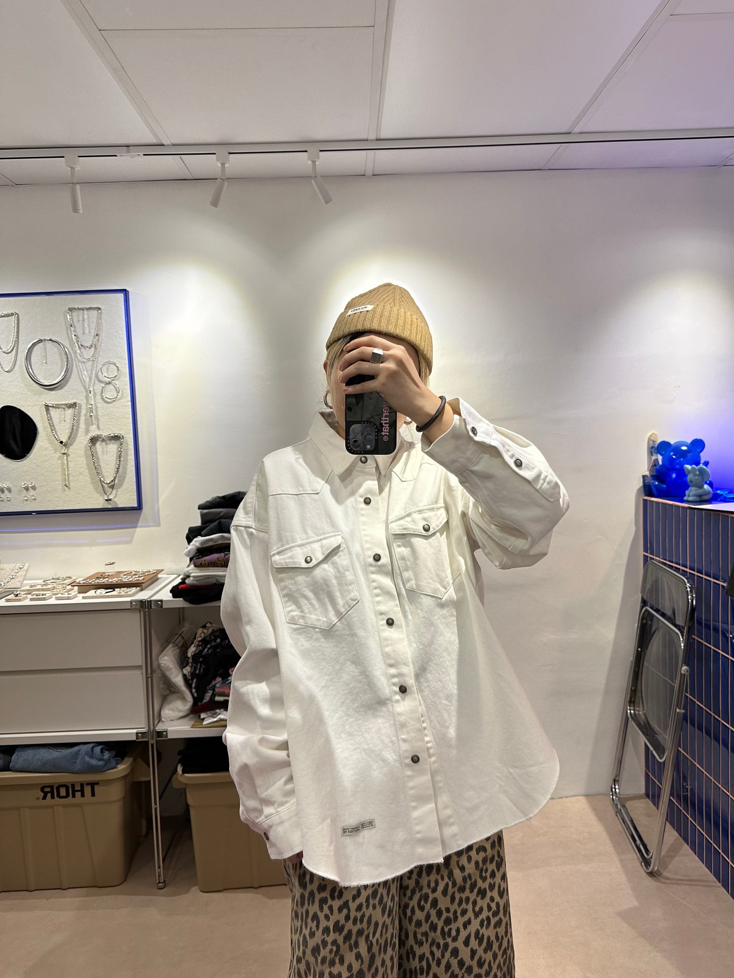 BKW OVERSIZED DENIM SHIRT