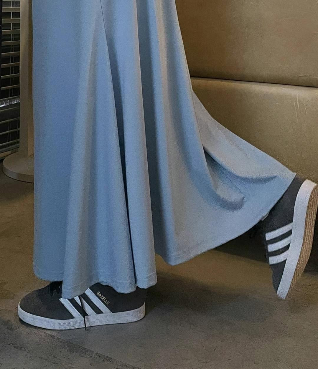 COTTON FLARE END SKIRT