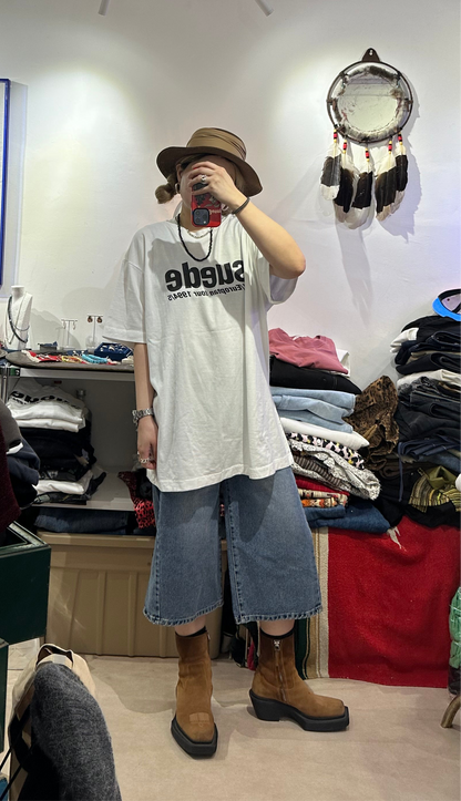 SUEDE TEE - 3 COLOURS