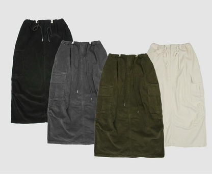 CORDUROY WASHING SKIRT