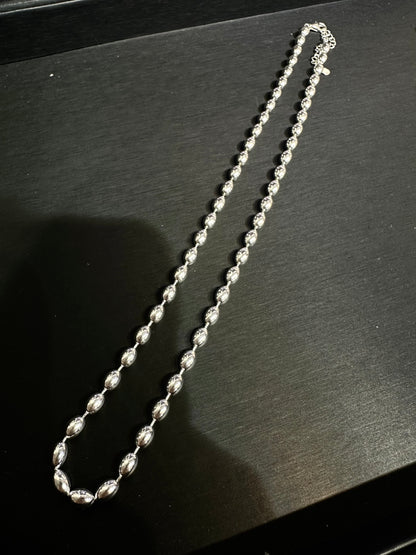 925 5MM RICE BEAD NECKLACE