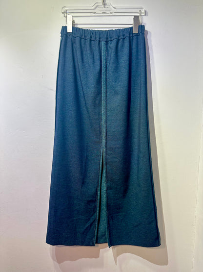 • FUSSY MADE • IMITATION DENIM SLENDER SKIRT