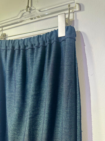 • FUSSY MADE • IMITATION DENIM SLENDER SKIRT