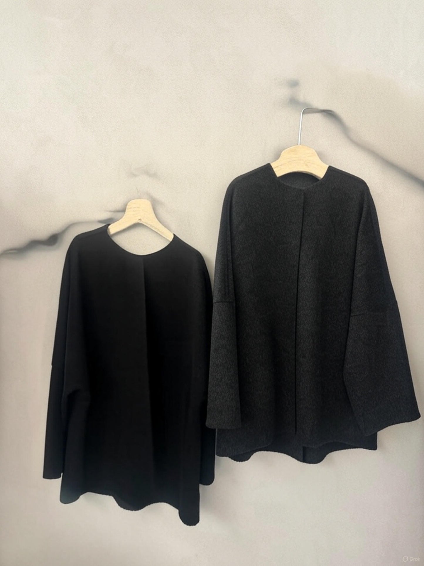 SINGLE-FASTEN WOOL COAT