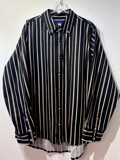 • FUSSY MADE • MIDNIGHT STRIPE SHIRT