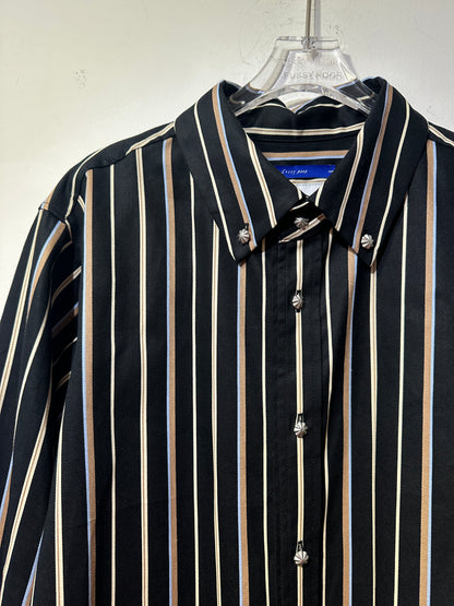 • FUSSY MADE • MIDNIGHT STRIPE SHIRT