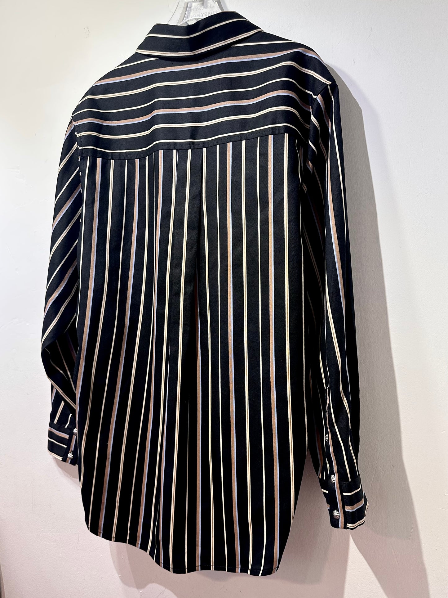 • FUSSY MADE • MIDNIGHT STRIPE SHIRT