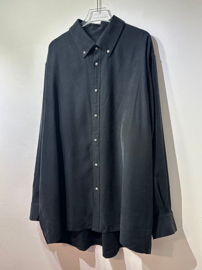 • FUSSY MADE • COAL BLACK CUPRO SHIRT