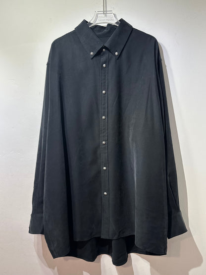 • FUSSY MADE • COAL BLACK CUPRO SHIRT