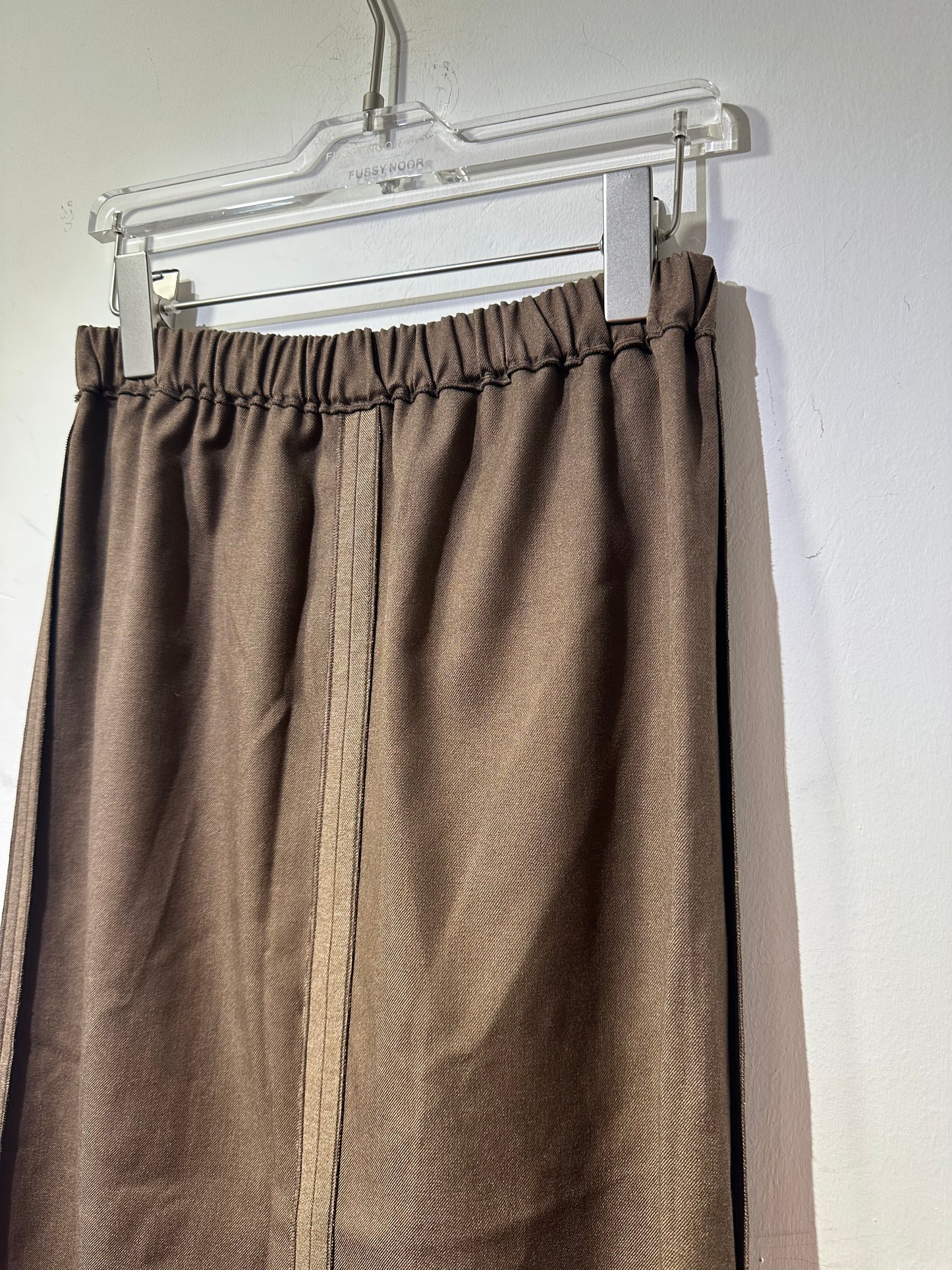 • FUSSY MADE • IMITATION DENIM SLENDER SKIRT