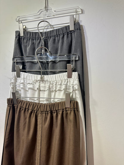 • FUSSY MADE • IMITATION DENIM SLENDER SKIRT