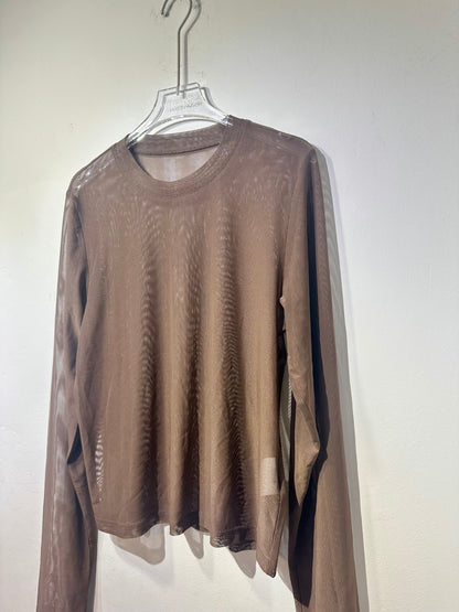 • FUSSY MADE • SHEER MESH TOP