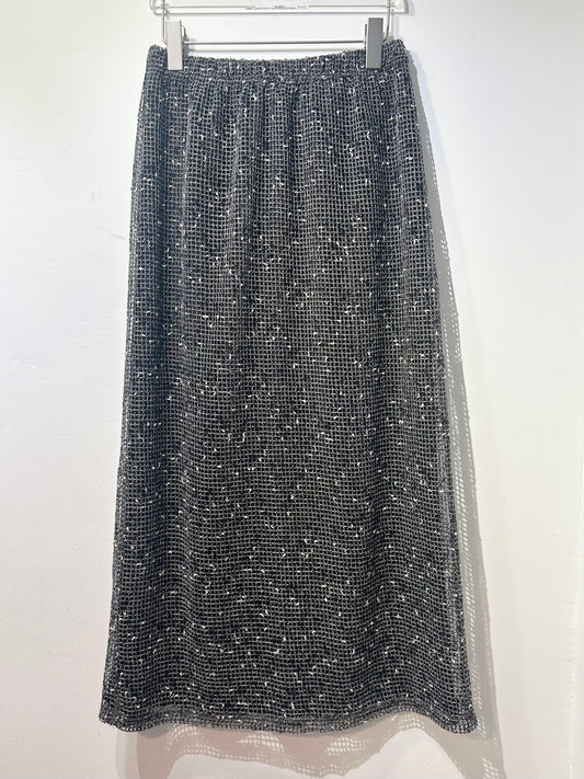 • FUSSY MADE • ROUGHY YARN KNIT SKIRT