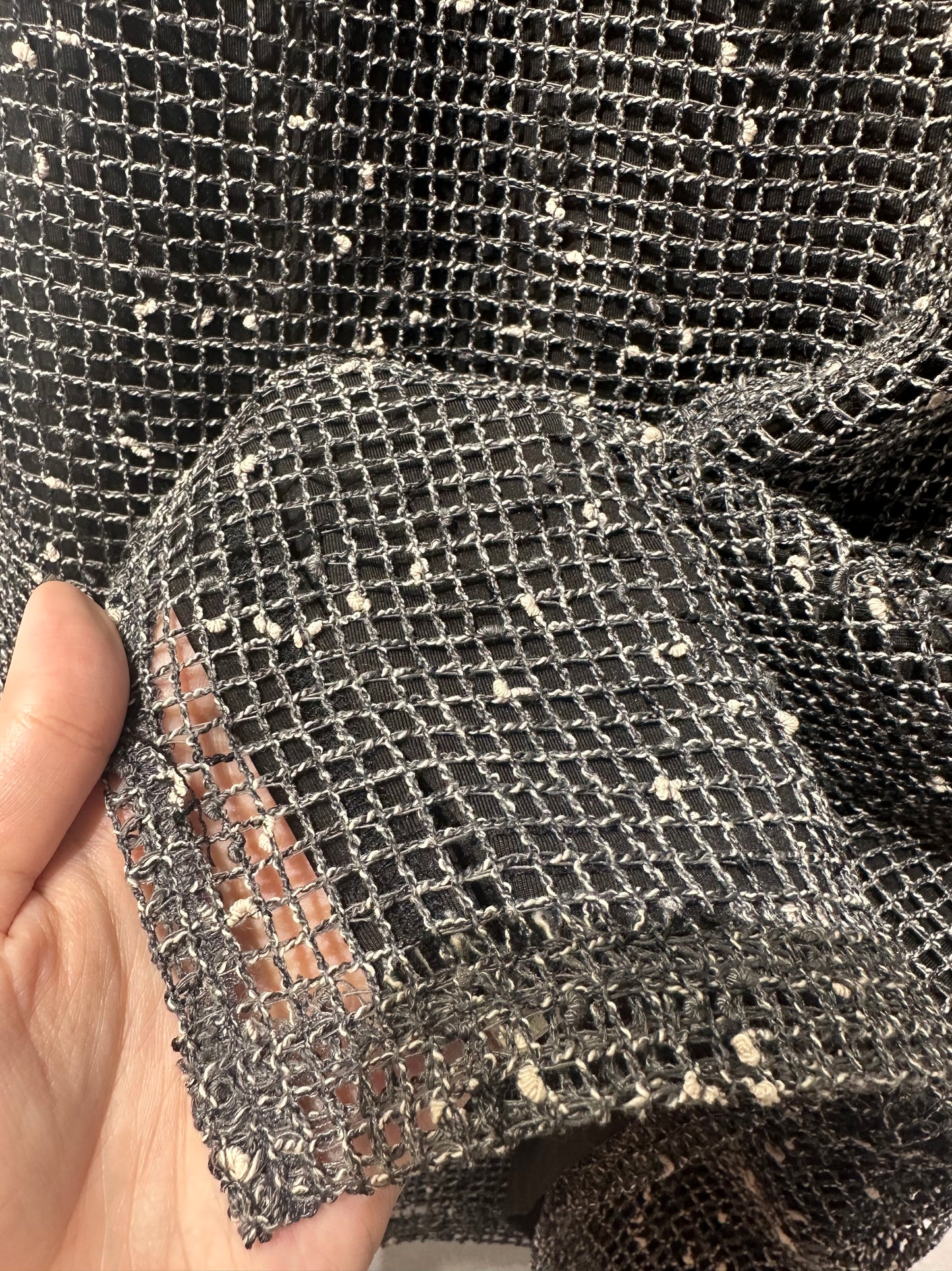 • FUSSY MADE • ROUGHY YARN KNIT SKIRT