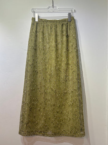 • FUSSY MADE • ROUGHY YARN KNIT SKIRT