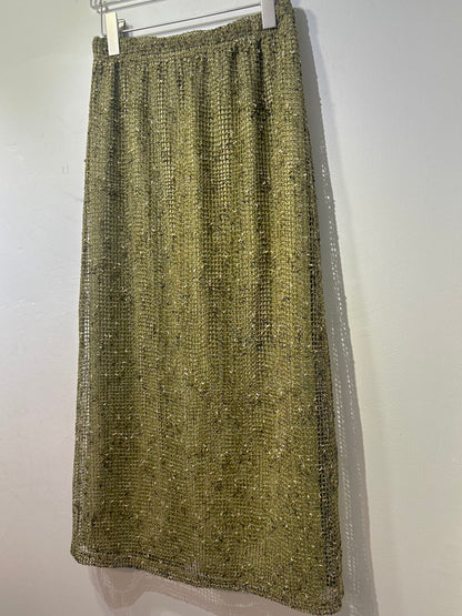 • FUSSY MADE • ROUGHY YARN KNIT SKIRT