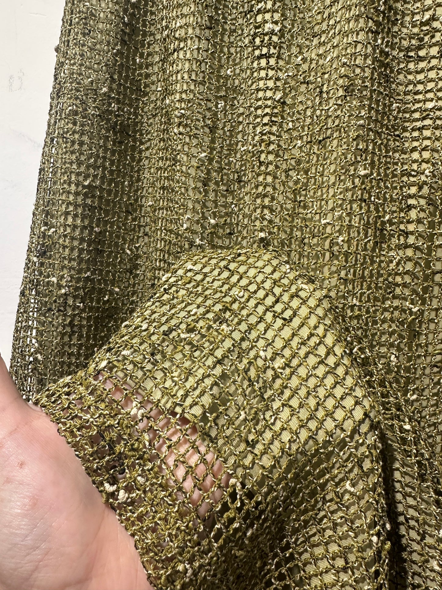 • FUSSY MADE • ROUGHY YARN KNIT SKIRT