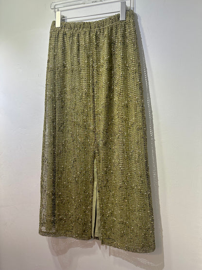 • FUSSY MADE • ROUGHY YARN KNIT SKIRT