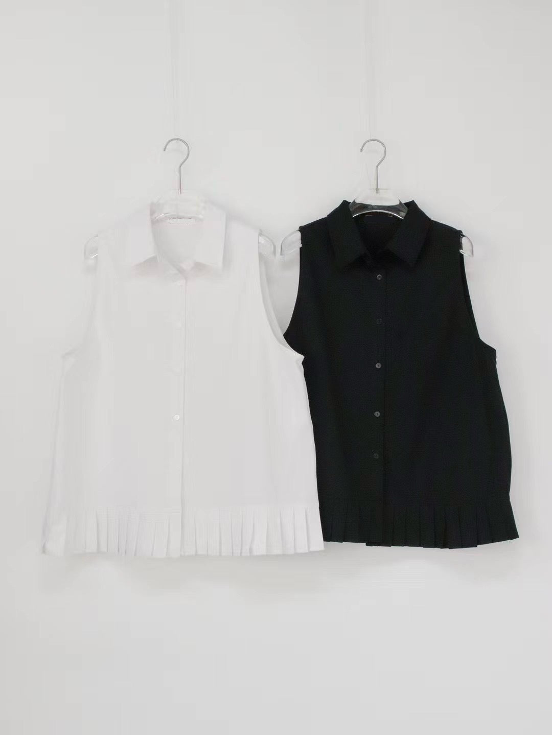 PLEAT END SHIRT VEST