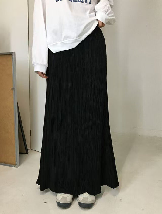 STRETCHY RIBBED SKIRT
