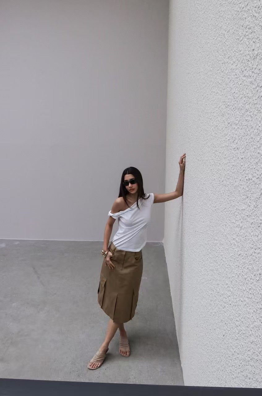 EFFORTLESS WORKWEAR SKIRT