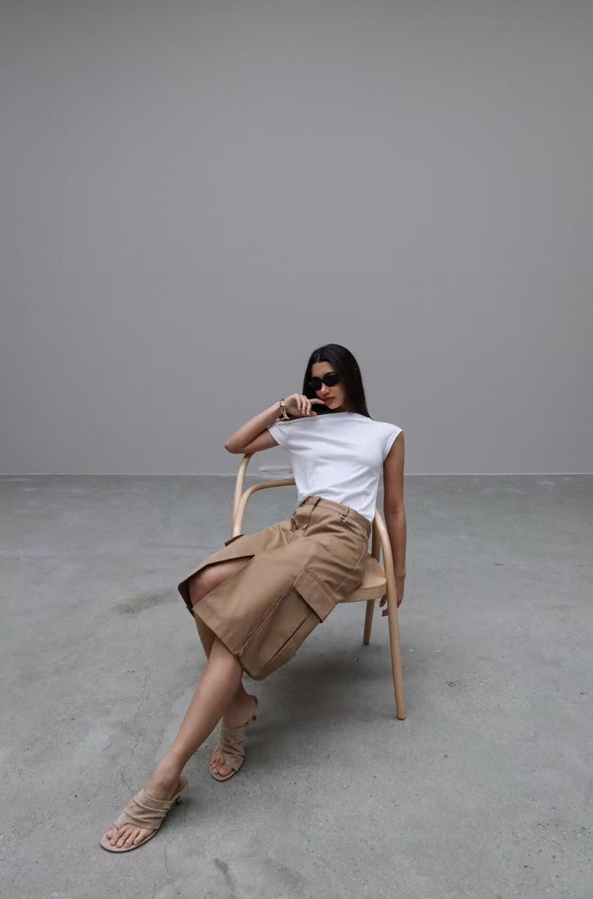 EFFORTLESS WORKWEAR SKIRT