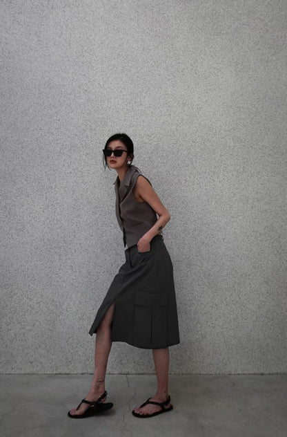 EFFORTLESS WORKWEAR SKIRT