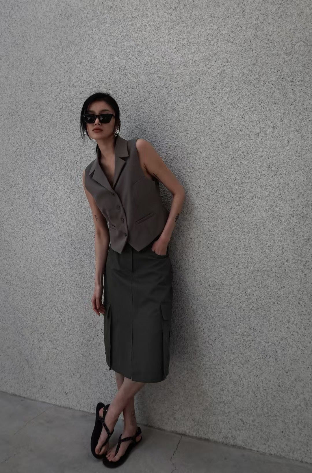 EFFORTLESS WORKWEAR SKIRT