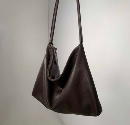 LAMBSKIN SLOUCHY SHOULDER BAG - MEDIUM