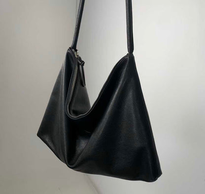 LAMBSKIN SLOUCHY SHOULDER BAG - MEDIUM