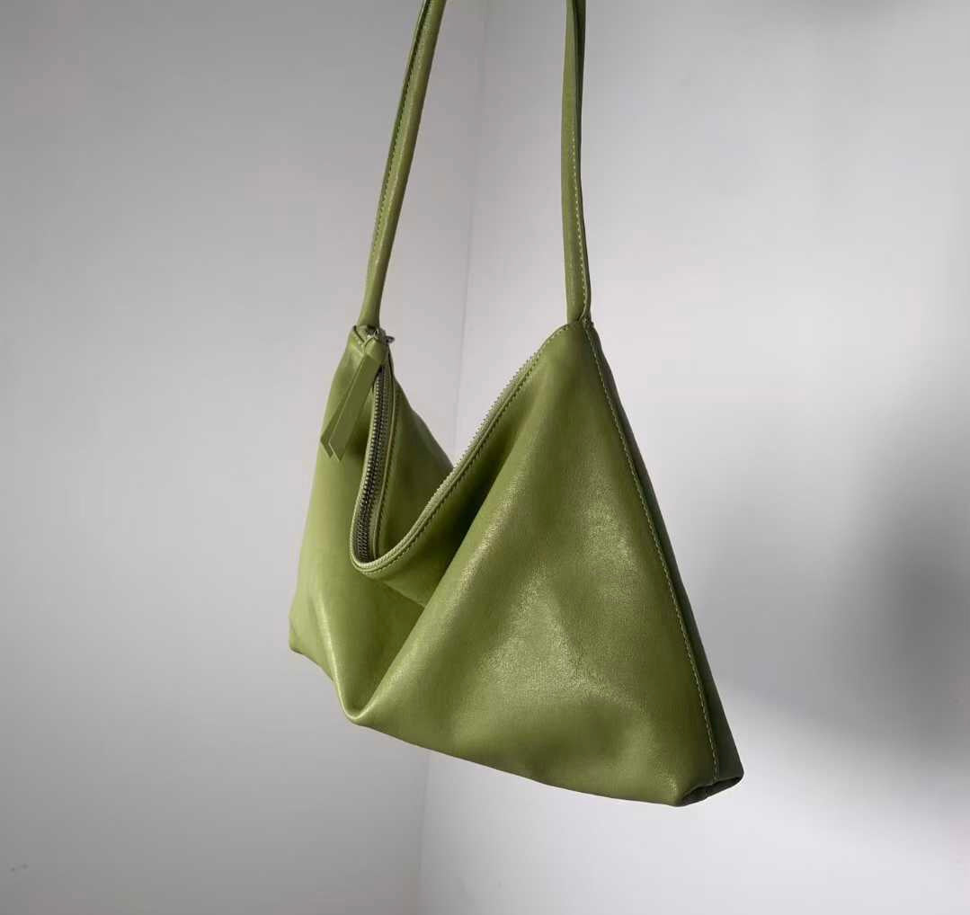 LAMBSKIN SLOUCHY SHOULDER BAG - SMALL