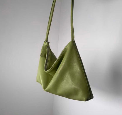 LAMBSKIN SLOUCHY SHOULDER BAG - SMALL