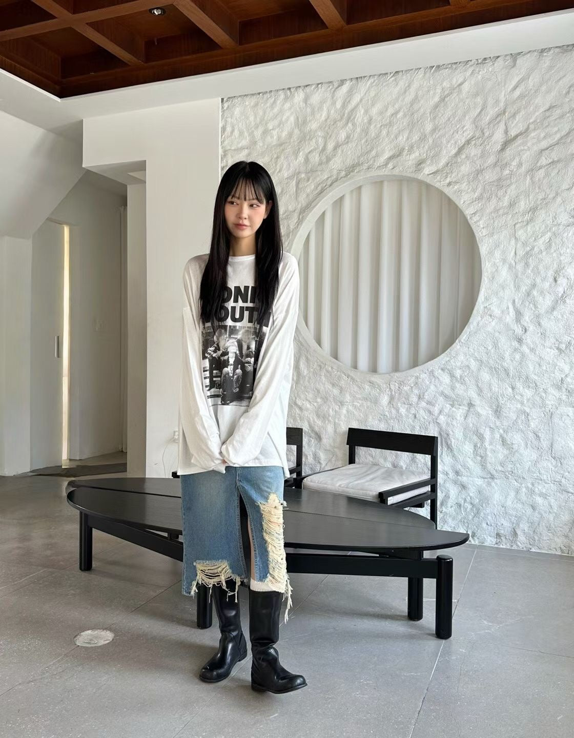 SONIC YOUTH GRAPHIC LONG-SLEEVE TEE