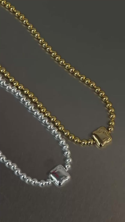 925 SQUARE NECKLACES