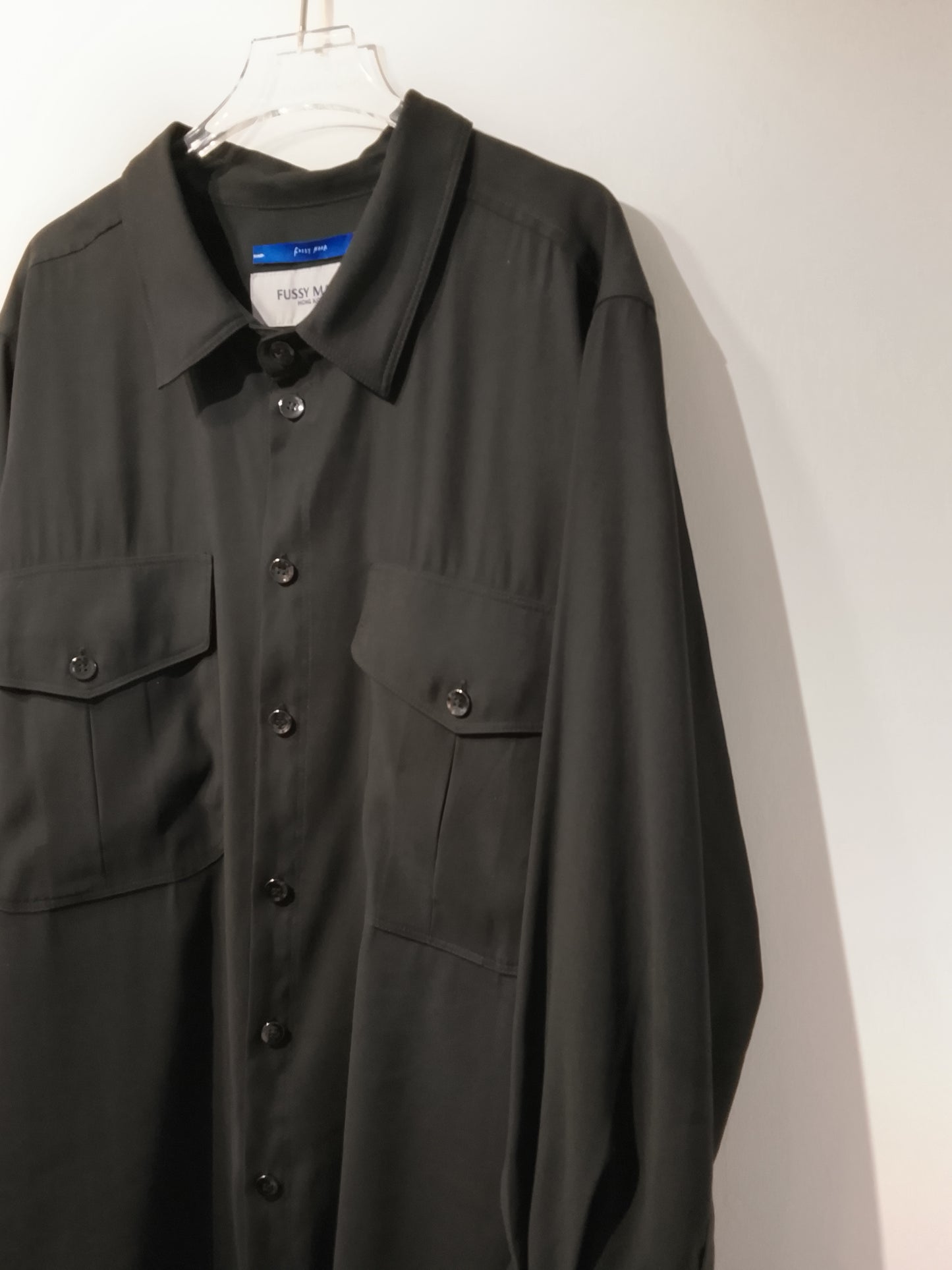 • FUSSY MADE • CUPRO DRAPE WORKER SHIRT